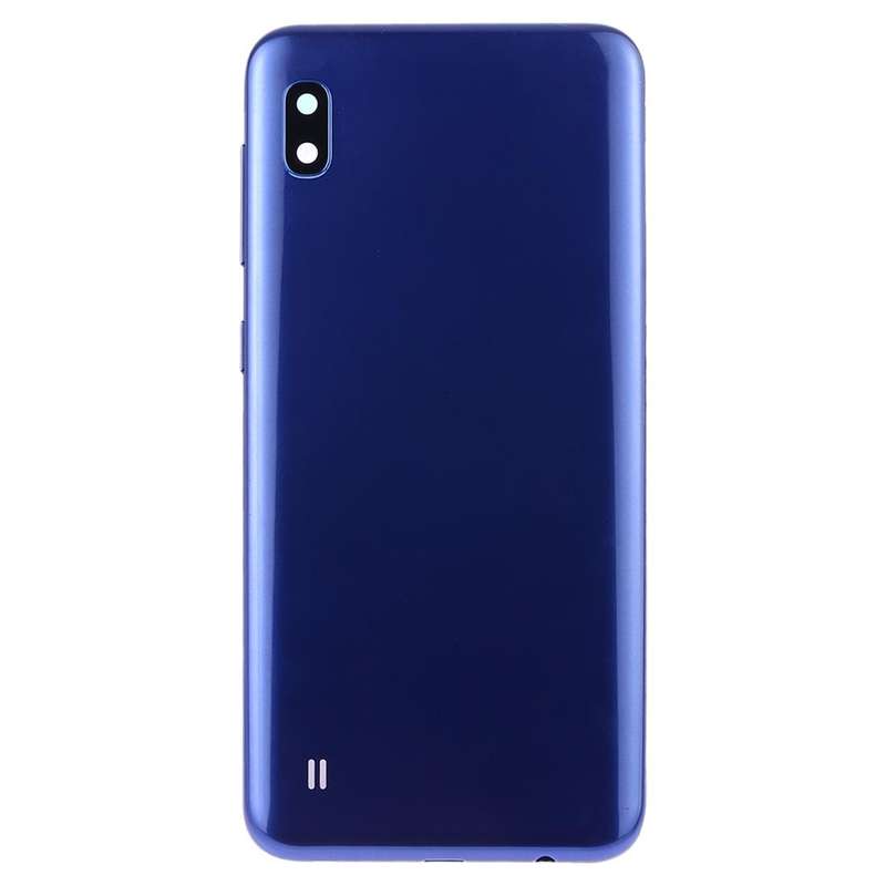 For Galaxy A10 SM-A105F/DS, SM-A105G/DS Battery Back Cover with Camera Lens & Side Keys (Blue)