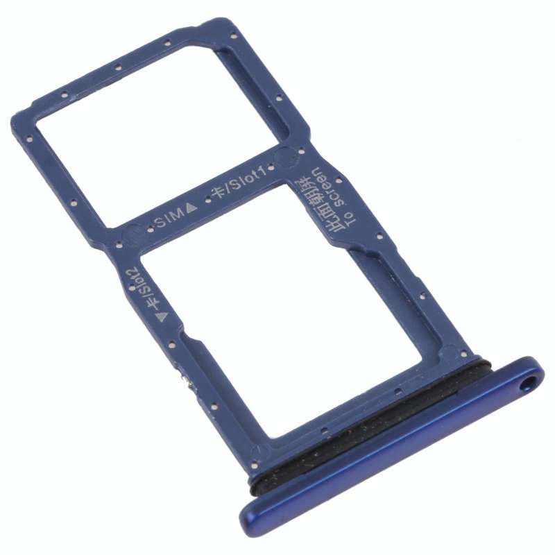 SIM Card Tray + SIM Card Tray / Micro SD Card Tray for Honor 9X (Blue)