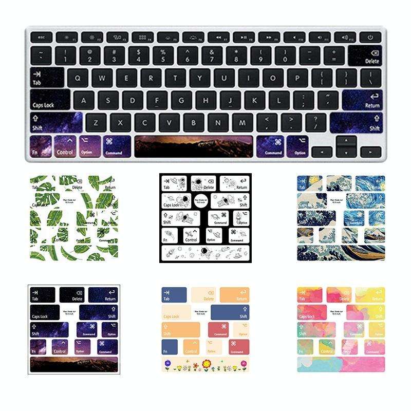 for Macbook Air 13.3 inch 5pcs Laptop Keyboard PVC Sticker(Astronaut)
