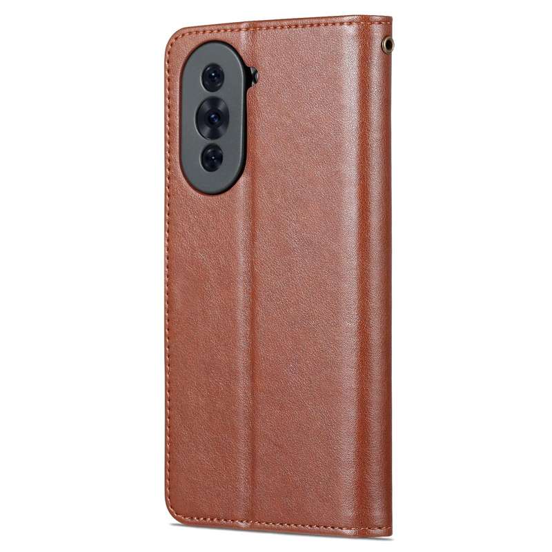 For Huawei nova 10 Pro AZNS Sheepskin Texture Flip Leather Phone Case(Brown)
