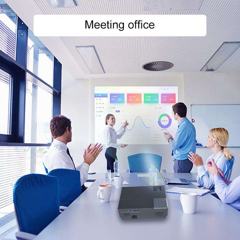 Cheerlux CL770 1920 x 1080P Full HD Smart Projector Android 9.0 1GB+8GB (Black)