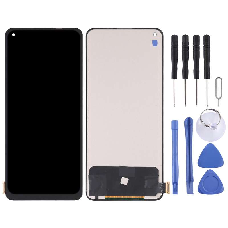 TFT Material LCD Screen and Digitizer Full Assembly for OPPO Reno5 5G / Reno5 4G / K9 / Realme Q3...