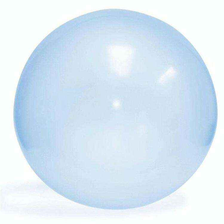Bubble Ball TPR Blowing Balloon Racket Ball Toy, Size:Large(Random Color)
