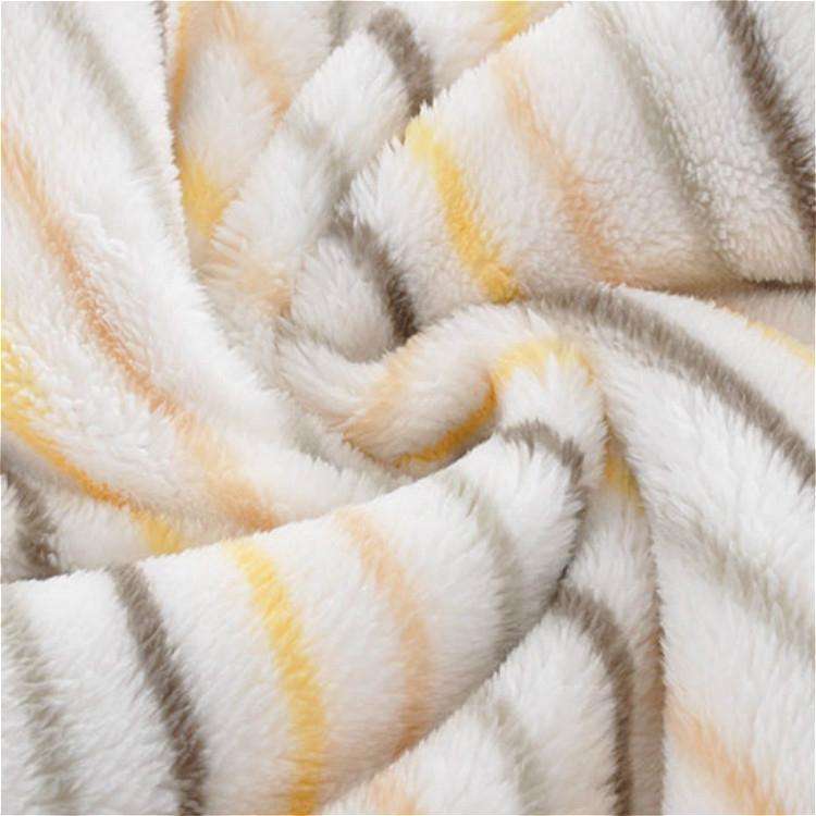 Winter Thick Double Layer Printed Lambskin Children Blanket Bedding, Size:100x150cm