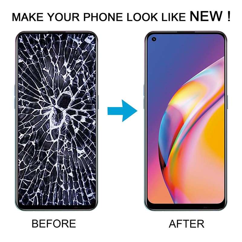 For OPPO Reno5 Lite Original AMOLED LCD Screen Digitizer Full Assembly with Frame