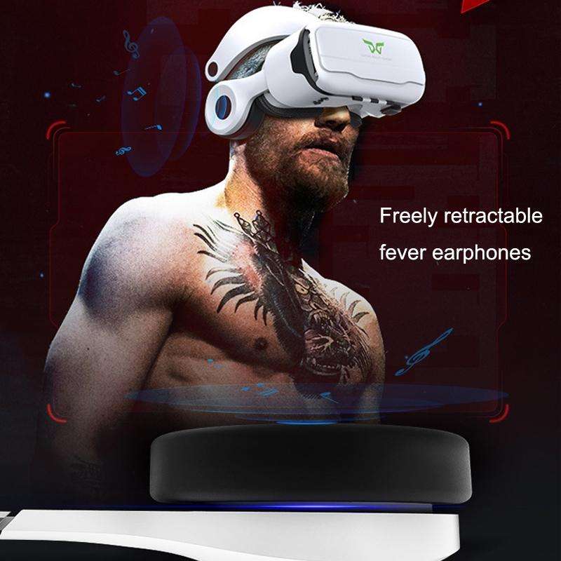 VR SHINECON G02EF+S6 Bluetooth Handle Mobile Phone 3D Virtual Reality VR Game Helmet Glasses With...