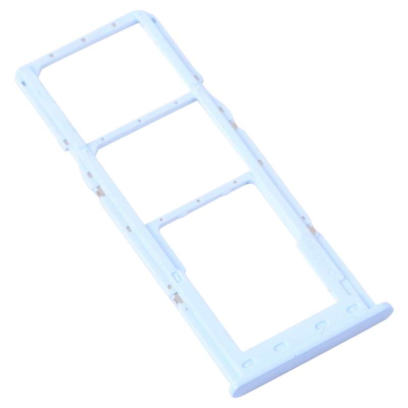 For Samsung Galaxy A13 SM-A135 Original SIM Card Tray + SIM Card Tray + Micro SD Card Tray (Blue)