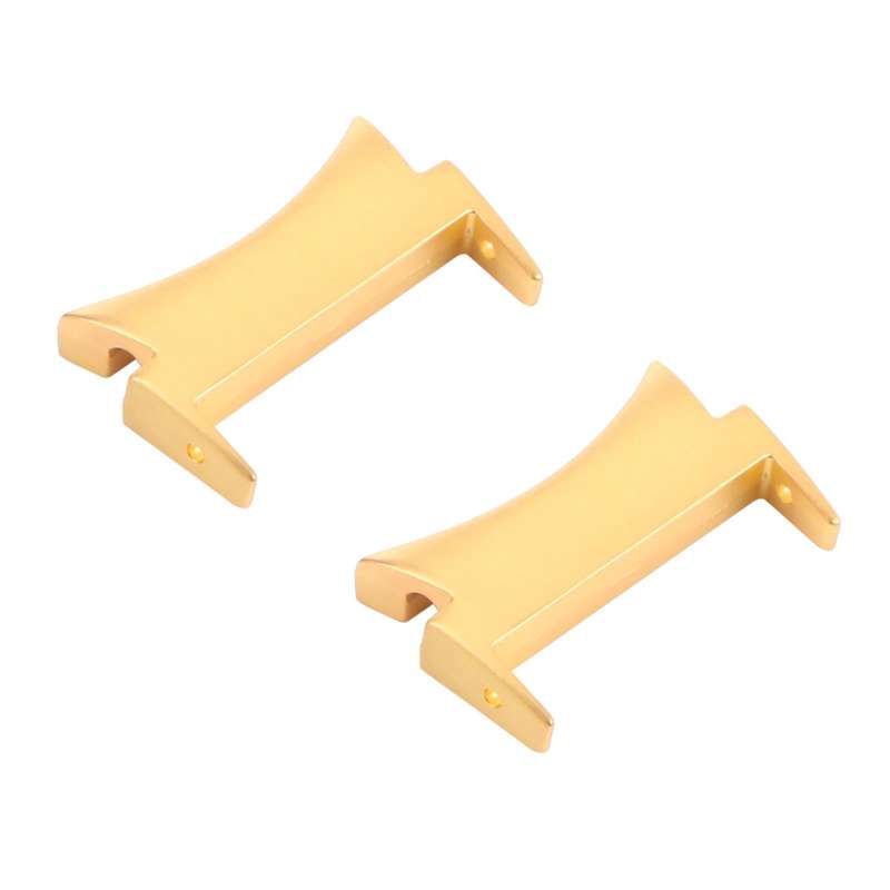 1 Pair For Samsung Galaxy Watch4 40mm / 44mm Smart Watch Watchband Connector Converter (Gold)