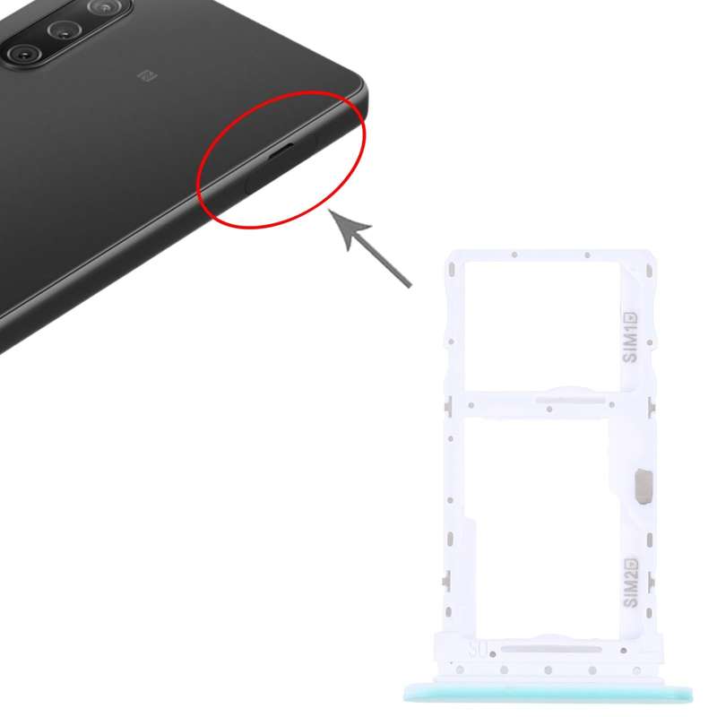 For Sony Xperia 10 IV Original SIM Card Tray + SIM / Micro SD Card Tray (Green)
