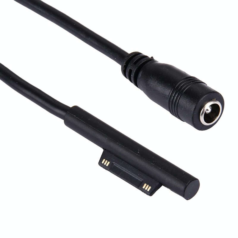 6 Pin Magnetic to 5.5x2.5mm Female Interfaces Power Adapter Charger Cable for Microsoft Surface P...