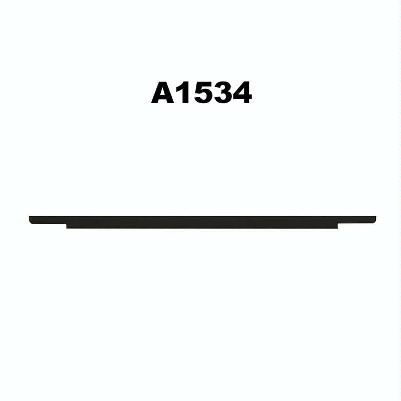 Glass Material LCD Screen Display Front Bezel Logo Cover for MacBook 12 inch Retina A1534(Grey)