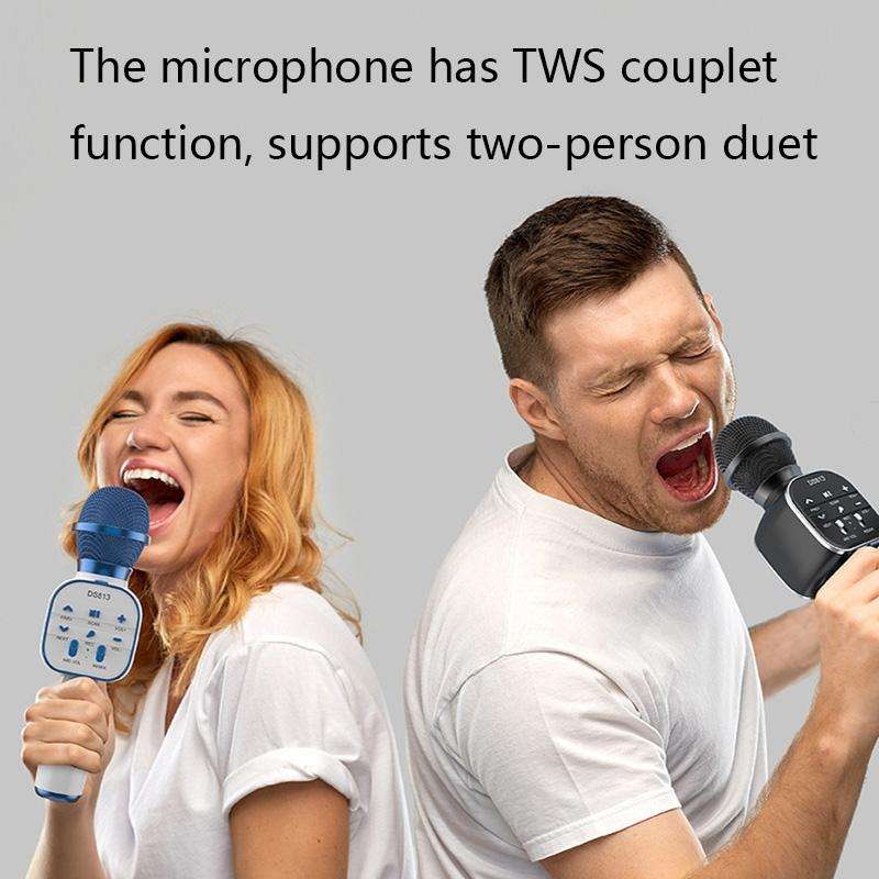 DS813 Live Wireless Bluetooth Microphone(Pink)