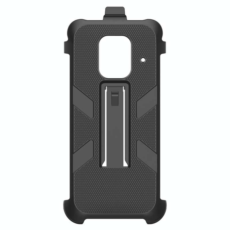 For Ulefone Power Armor 14 Pro Ulefone Back Clip Phone Case with Carabiner(Black)