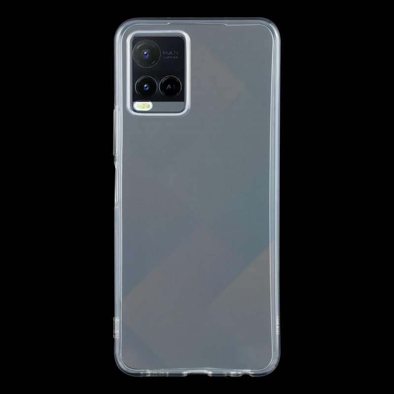 For vivo Y21 0.75mm Ultra-thin Transparent TPU Soft Protective Case