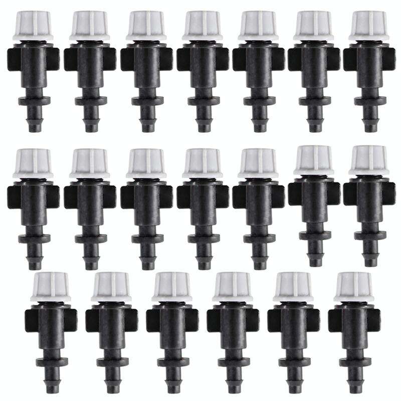 20pcs TF-118 Gardening Irrigation Drip Irrigation System Set Accessories Single Hook Connection 4...