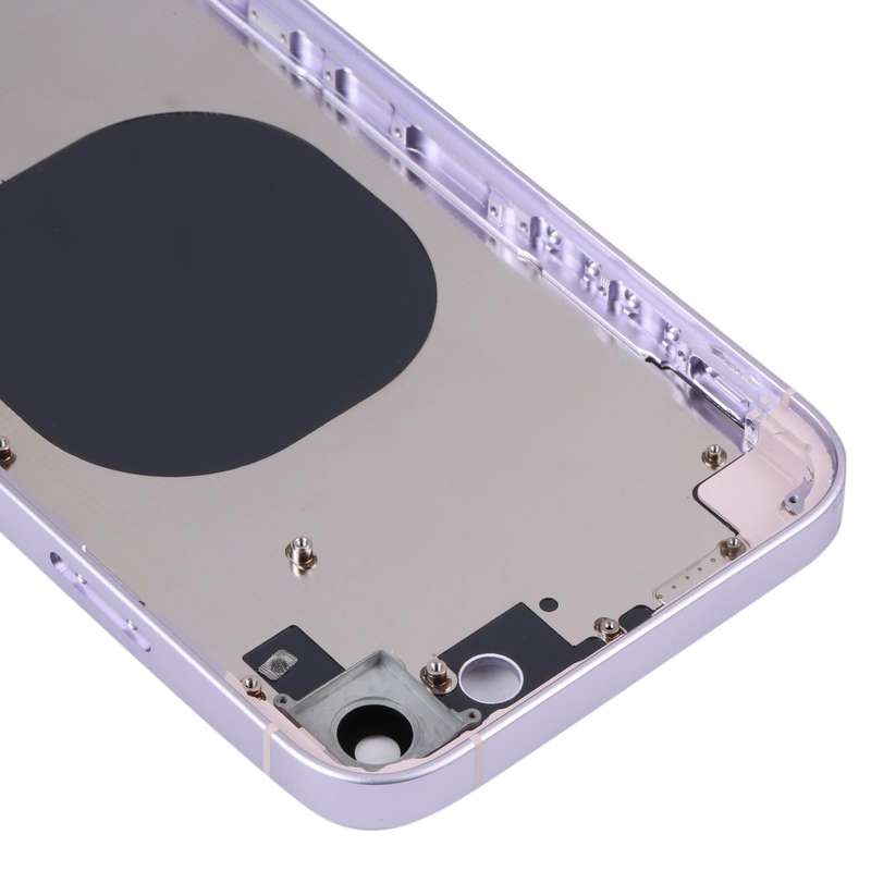 Back Housing Cover with Appearance Imitation of iP14 for iPhone XR(Purple)