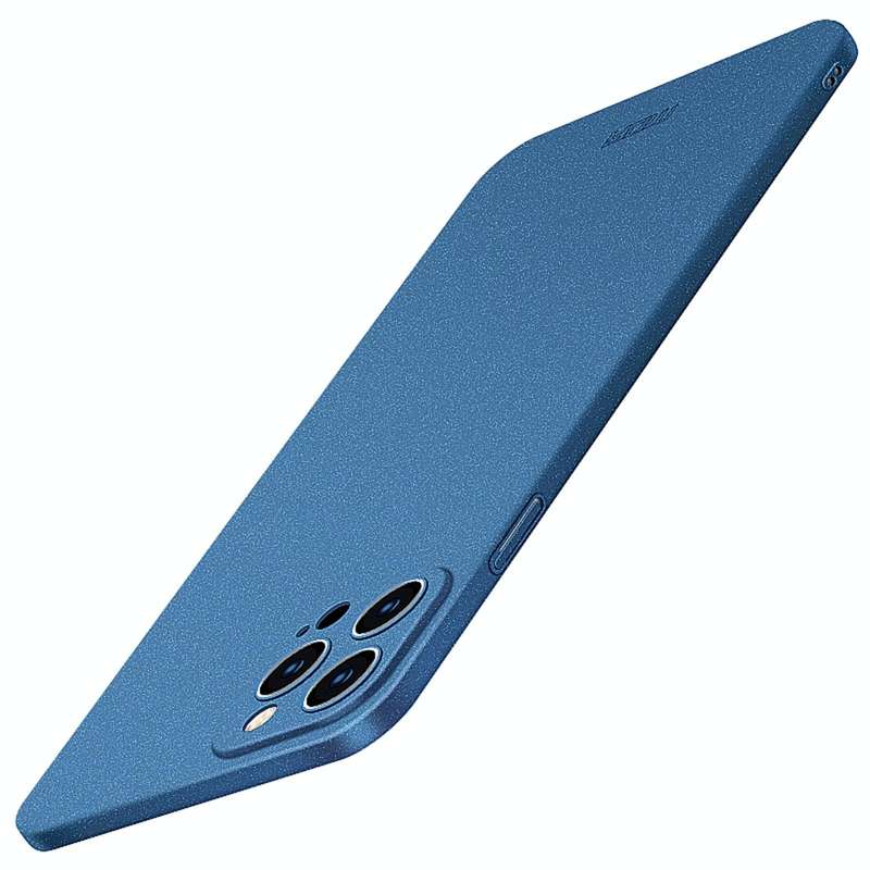 For iPhone 14 Pro MOFI Fandun Series Frosted PC Ultra-thin Phone Case(Blue)