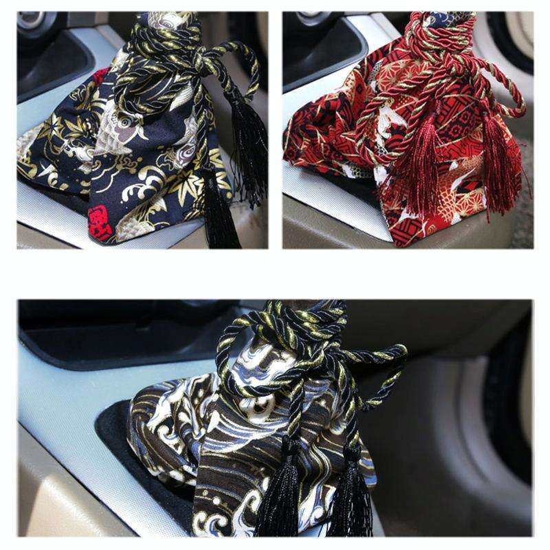 Car Personality Gear Cover Automatic Manual Gear Lever Dustproof Cover(Flying Crane)