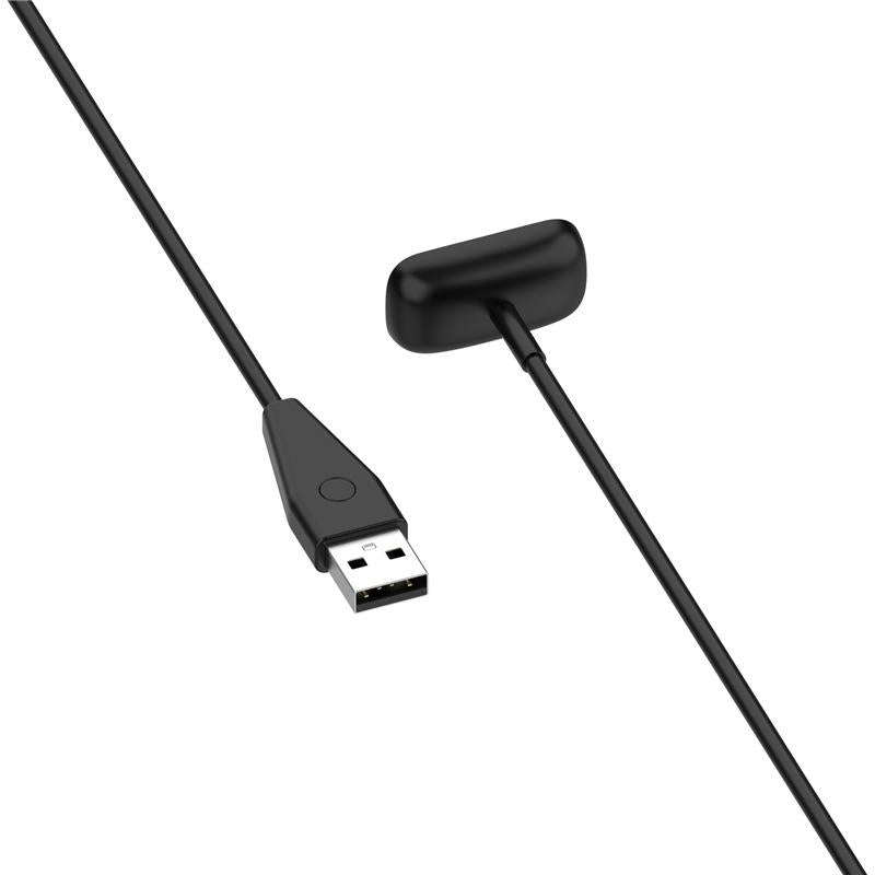 For Fitbit Luxe Smart Watch Magnetic Charger USB Charging Cable with Reset Button, Length:50cm