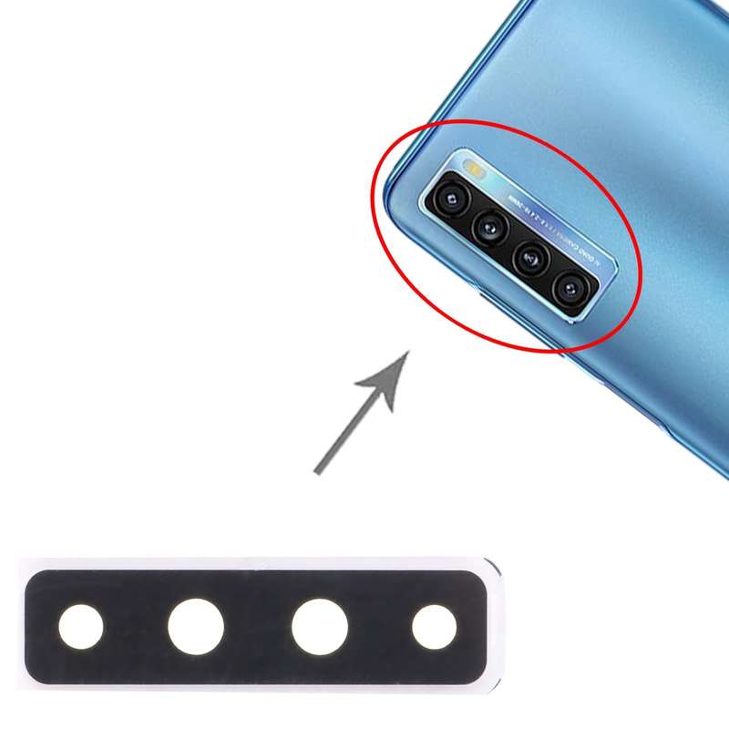 For TCL 20L+ 10pcs Back Camera Lens