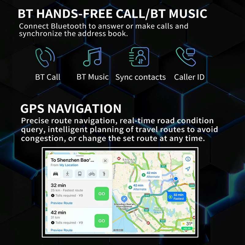 S9070 For Volkswagen 7 inch Portable Car MP5 Player Support CarPlay / Android Auto, Specification...