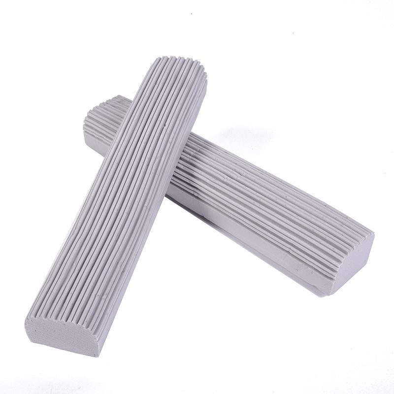 2 PCS 28cm Half-Fold Narrow Mouth Universal Mop Sponge Tape Head Replacement Fittings(Gray)