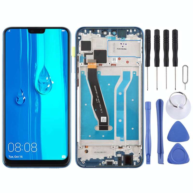 OEM LCD Screen for Huawei Enjoy 9 Plus Digitizer Full Assembly with Frame (Blue)