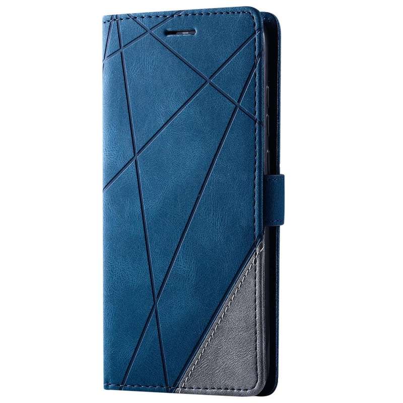For Xiaomi Redmi Note 8 Pro Skin Feel Splicing Horizontal Flip Leather Case with Holder & Card Sl...