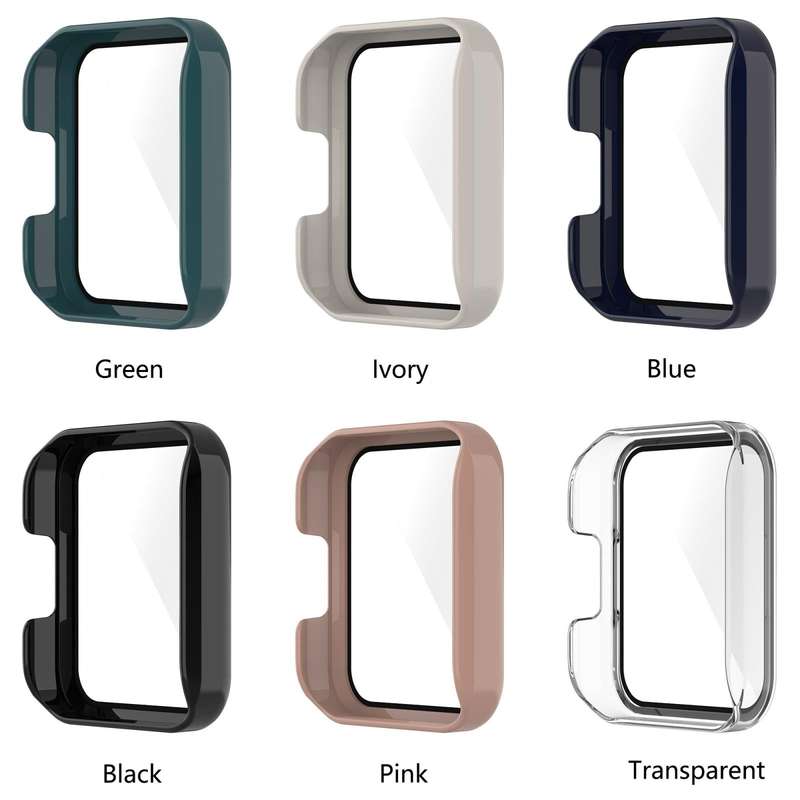 For Xiaomi Redmi Watch 2 Lite PC Toughened Film All-in-One Full-Enclosed Case(Blue)
