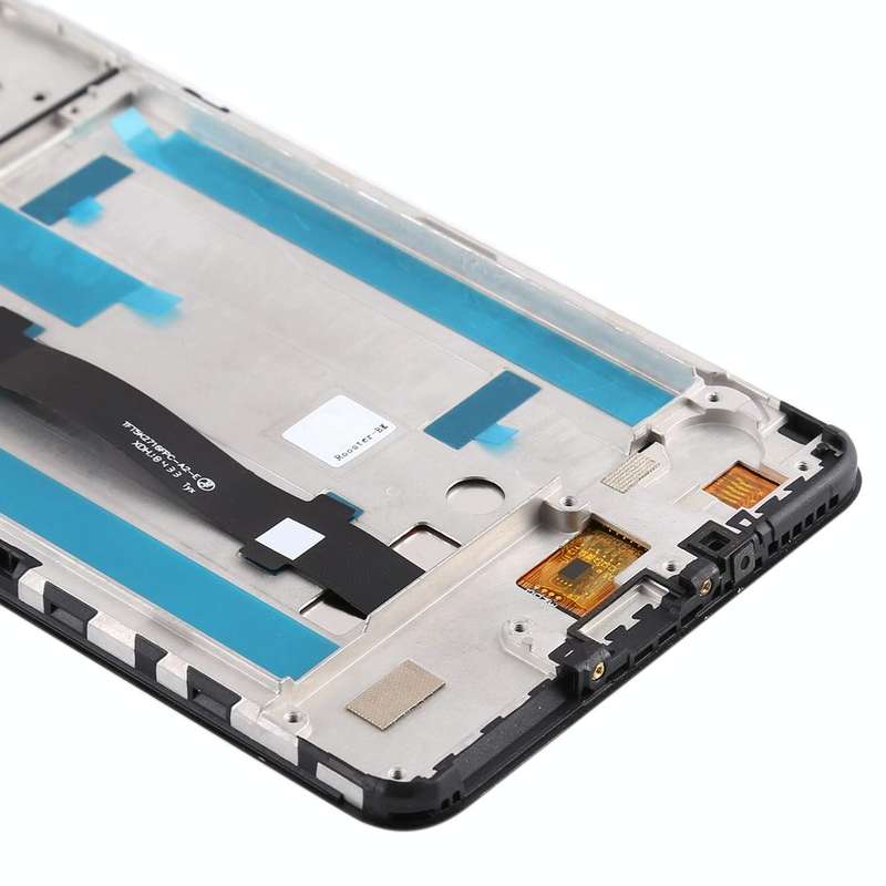 TFT LCD Screen for Nokia 3.1 Plus TA-1118 Digitizer Full Assembly with Frame (Black)