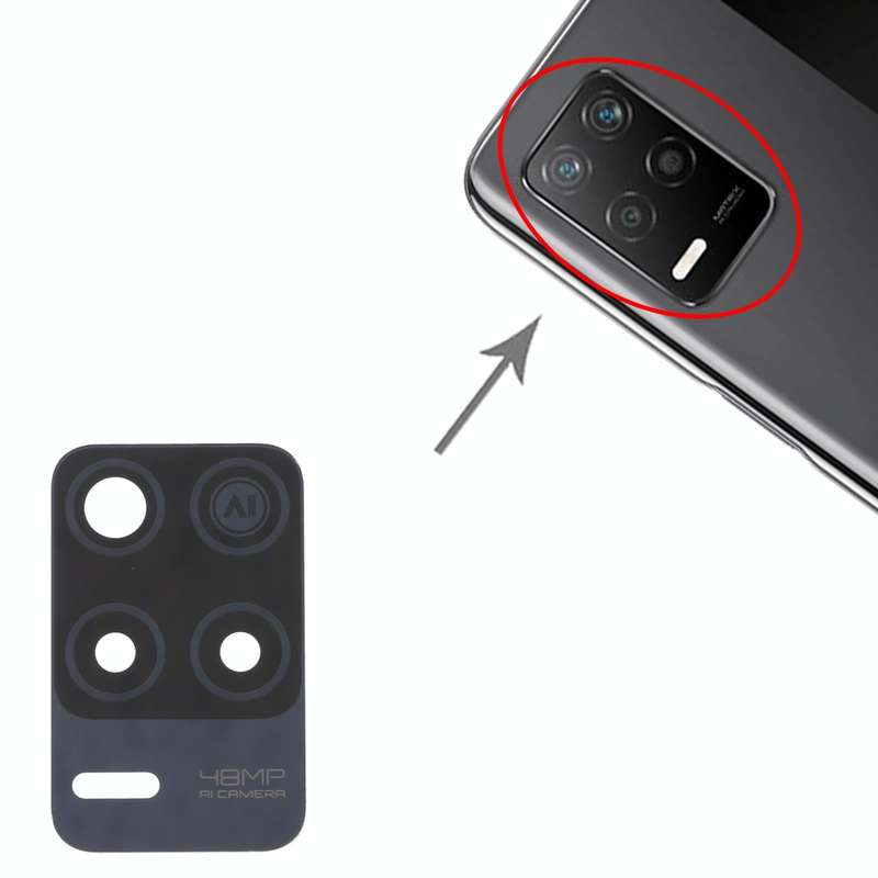 For OPPO Realme Q3 5G 10pcs Back Camera Lens