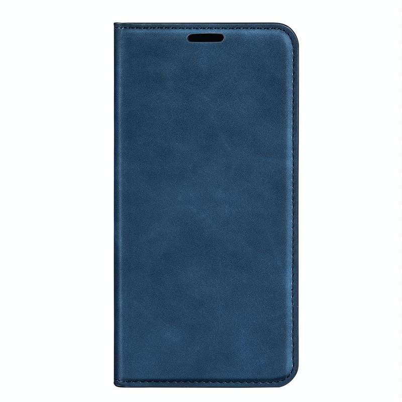 For OPPO Reno 7 5G Retro-skin Magnetic Suction Leather Phone Case(Dark Blue)