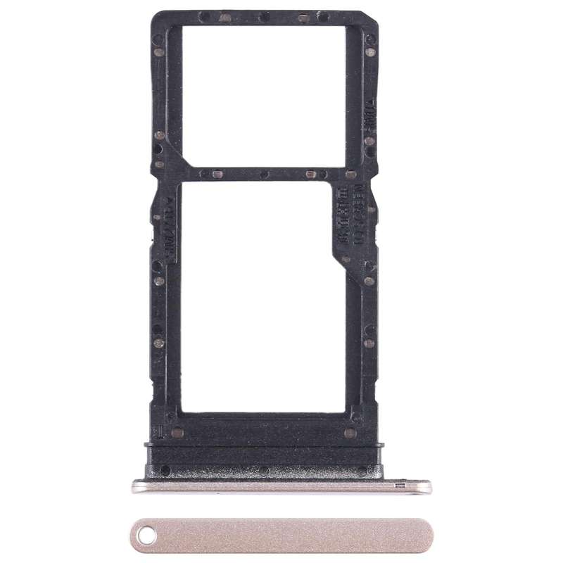 For Huawei Enjoy 30 Plus SIM + SIM / Micro SD Card Tray (Gold)
