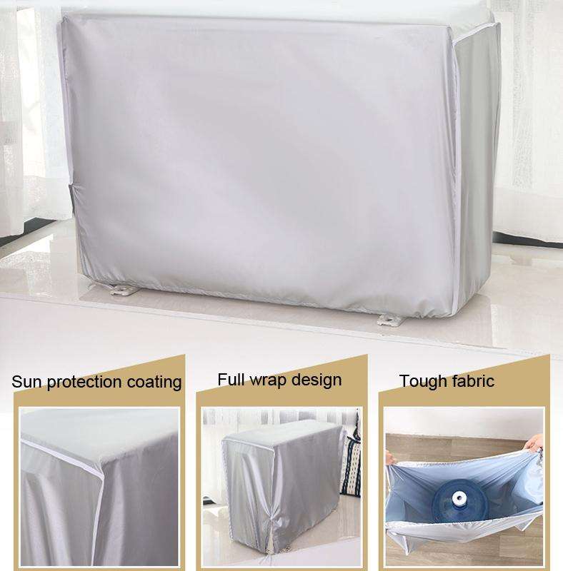 Outdoor Air Conditioning Cover Waterproof Dust Cover Rainproof Cover,Size: XL 100 x 41 x 80cm