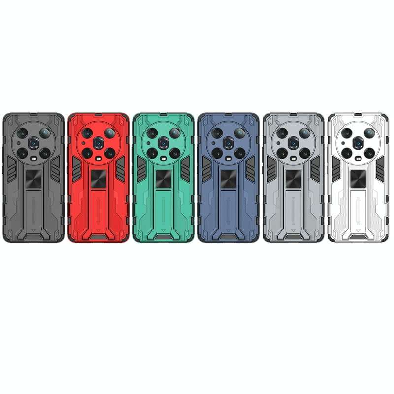 For Honor Magic4 Pro Supersonic PC + TPU Shock-proof Protective Phone Case(Silver)