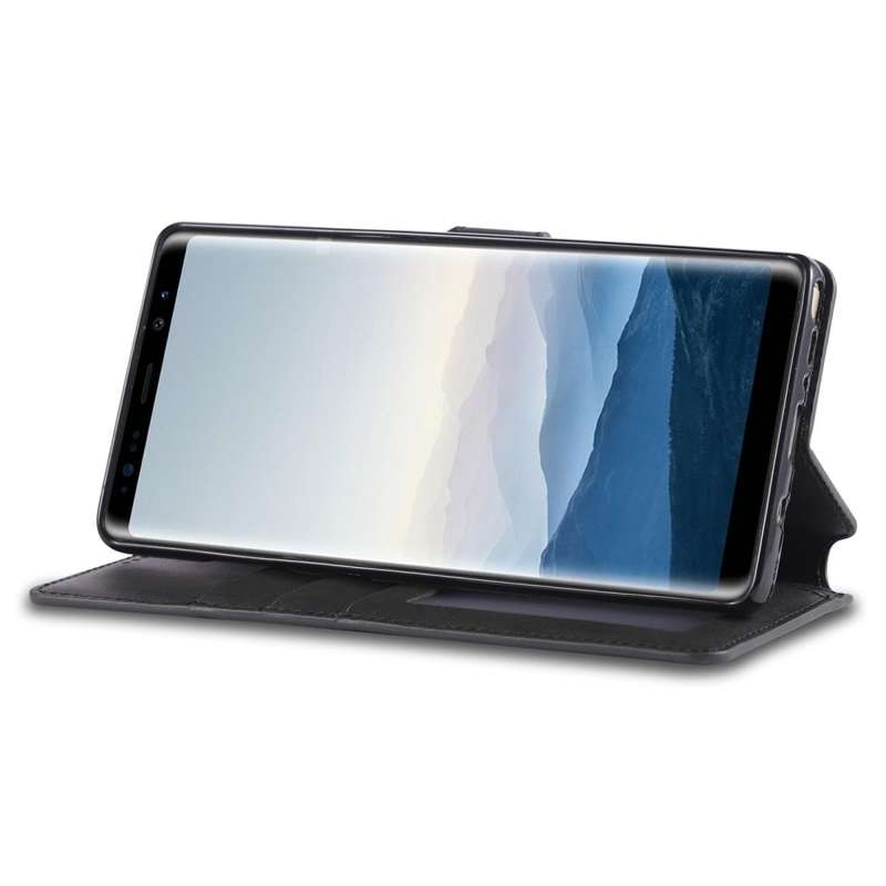 For Galaxy Note 8 AZNS Calf Texture Magnetic Horizontal Flip PU Leather Case with Holder & Card S...