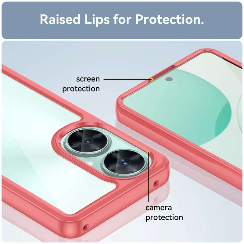 For Huawei Nova 11i Colorful Series Acrylic + TPU Phone Case(Red)