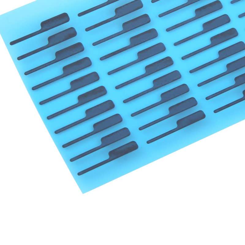 For iPhone 15 Pro Max 100pcs/set LCD Bottom Black Adhesive Sticker(01)