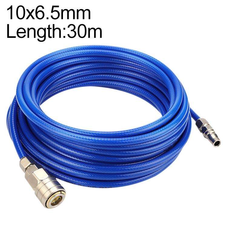 LAIZE High Pressure Flexible Polyurethane Pneumatic Tubing with Connector, Specification:10x6.5mm...