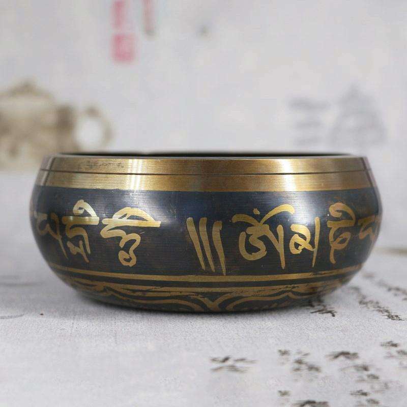 FB02-T8 Buddha Sound Bowl Yoga Meditation Bowl Home Decoration, Random Color And Pattern Delivery...