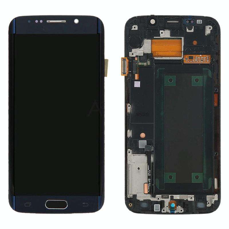 Original Super AMOLED LCD Screen For Samsung Galaxy S6 Edge SM-G925F Digitizer Full Assembly with...