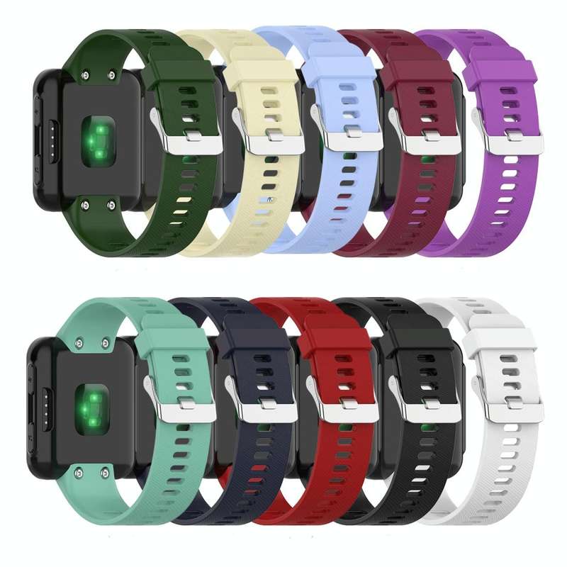 For Garmin ForeAthlete 35J / Forerunner 35J Silicone Watch Band(Black)