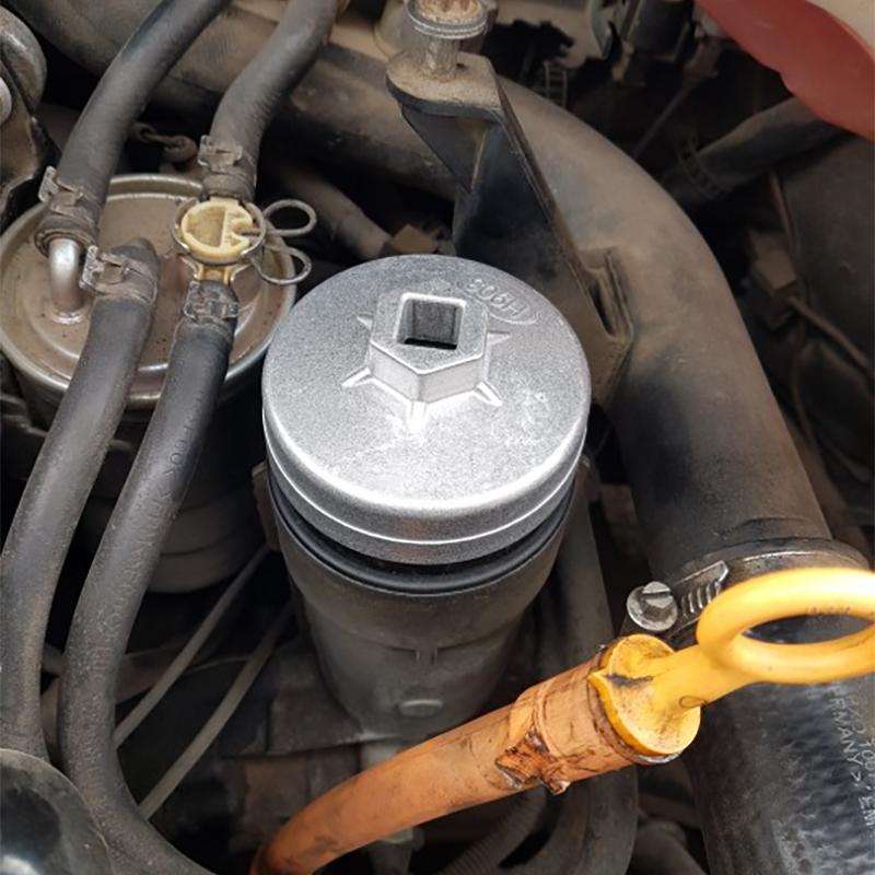 901 65mm 14 Flute Aluminum Oil Filter Wrench Socket Remover Tool for Camry / Nissan Bluebird / To...