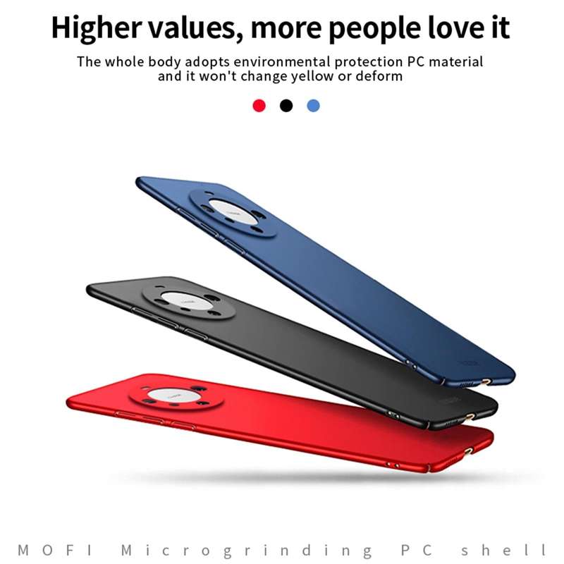 For Huawei Mate 60 Pro MOFI Micro-Frosted PC Ultra-thin Hard Phone Case(Red)