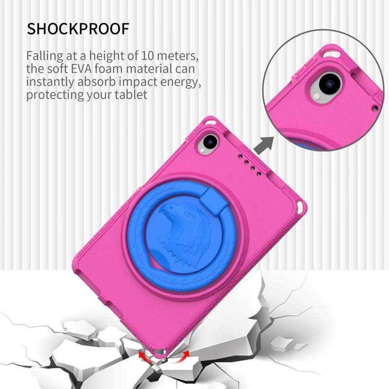 For Lenovo Tab M8 4th Gen EVA + PC Shockproof Tablet Case without Waterproof Frame(Rose Red)