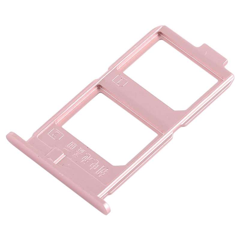 For Vivo X7 Plus 2 x SIM Card Tray (Rose Gold)