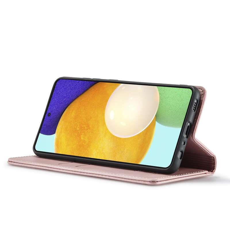 For Samsung Galaxy A52 5G Forwenw F2 Series Magnetic Horizontal Flip Leather Case with Holder & C...