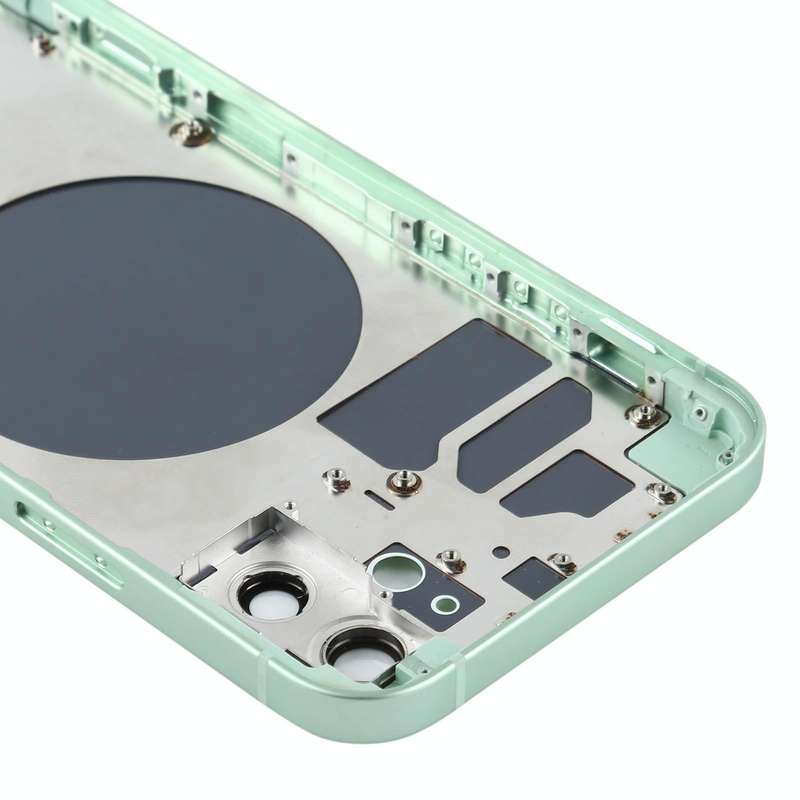Back Housing Cover with SIM Card Tray & Side  Keys & Camera Lens for iPhone 12(Green)
