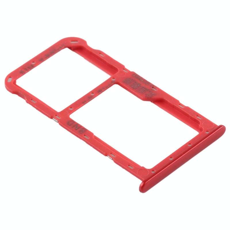 SIM Card Tray + SIM Card Tray / Micro SD Card Tray for Huawei Honor Play 7X (Red)
