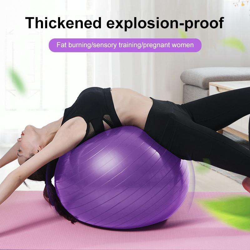 Thickening Explosion-proof Big Yoga Ball Sport Fitness Ball Environmental Pregnant Yoga Ball, Dia...